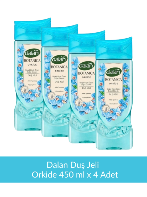Dalan Fresh Orkide Duş Jeli 450 ml x 4 Adet