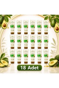 Dalan Avokado Yağı Besleyici Hızlı Emilen Tüp Krem 250 ml - 18'li Set