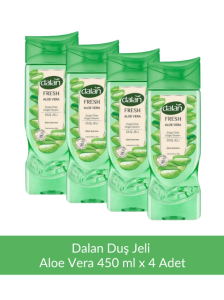 Dalan Fresh Aloe Vera Duş Jeli 450 ml x 4 Adet