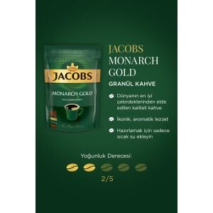 Jacobs Monarch Gold Çözünebilir Kahve 100 gr x 3 Adet