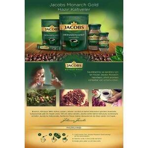 Jacobs Monarch Gold Çözünebilir Kahve 100 gr x 3 Adet