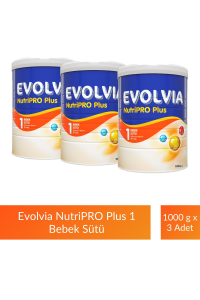 Evolvia NutriPRO Plus 1 Bebek Sütü 1000 gr x 3 Adet