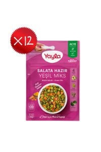 Yayla Salata Hazır Yeşil Miks 120 gr x 12 Adet