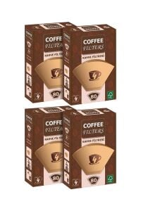 Coffee Filters Kahve Filtresi 80 Adet x 4 Adet