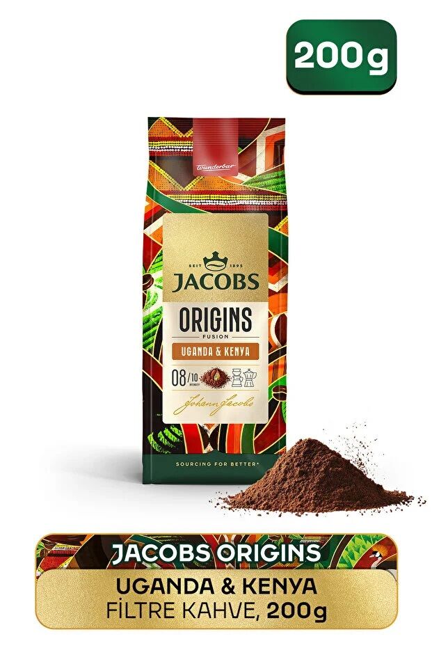 Jacobs Orıgıns Uganda Kenya Filtre Kahve 200 gr