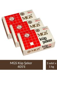 MGS Küp Şeker 1 kg 405 li X 3 Adet