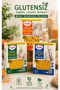 Yayla Doğal Glutensiz Bakliyat Makarnası Çeşitleri 3x250 Gr