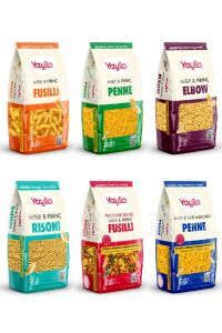Yayla 6’Lı Doğal Glutensiz Makarna Serisi 400 Gr (Elbow-Penne-Fusulli-Risoni)