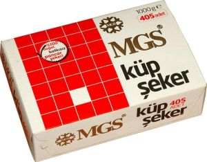 MGS Küp Şeker 1 kg 405 li X 10 Adet
