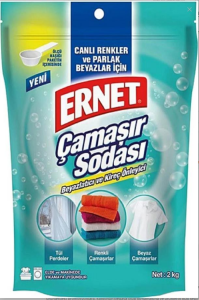 Ernet 3lü Temizlik Seti (Ernet Arap Sabunu 1 Lt+Ernet Çamaşır Sodası 2 kg+Ernet Karbonat 1,5 kg)