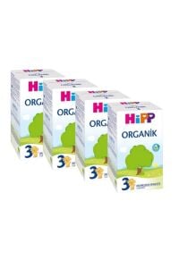 3 Organik Devam Sütü 600 gr 4'lü