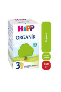 3 Organik Devam Sütü 600 gr 4'lü