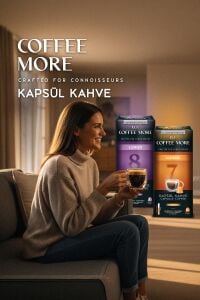 Coffee More 10 Espresso Kapsül Kahve 10 x 10 Paket ( 100 Adet ) Nespresso Uyumlu