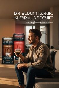 Coffee More 10 Espresso Kapsül Kahve 10 x 10 Paket ( 100 Adet ) Nespresso Uyumlu