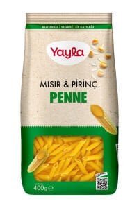 YAYLA GLUTENSİZ VEGAN PENNE MISIR&PİRİNÇ 400 GR