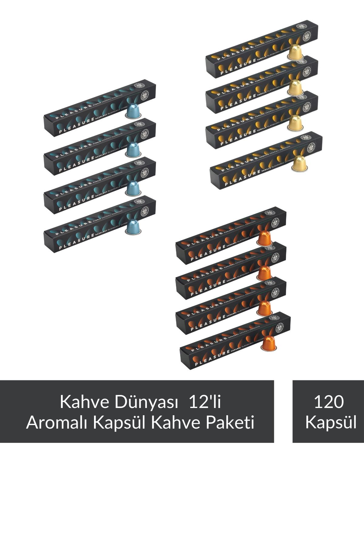 Kahve Dünyası 12'li Aromalı Kapsül Kahve Seti