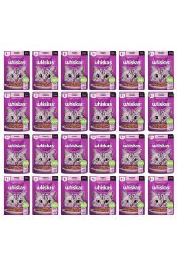 Whiskas Somon Balıklı Pouch Yaş Kedi Maması 85 gr x 24 Adet