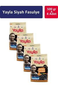 Yayla Gurme Siyah Fasulye 500 Gr x 4 Adet