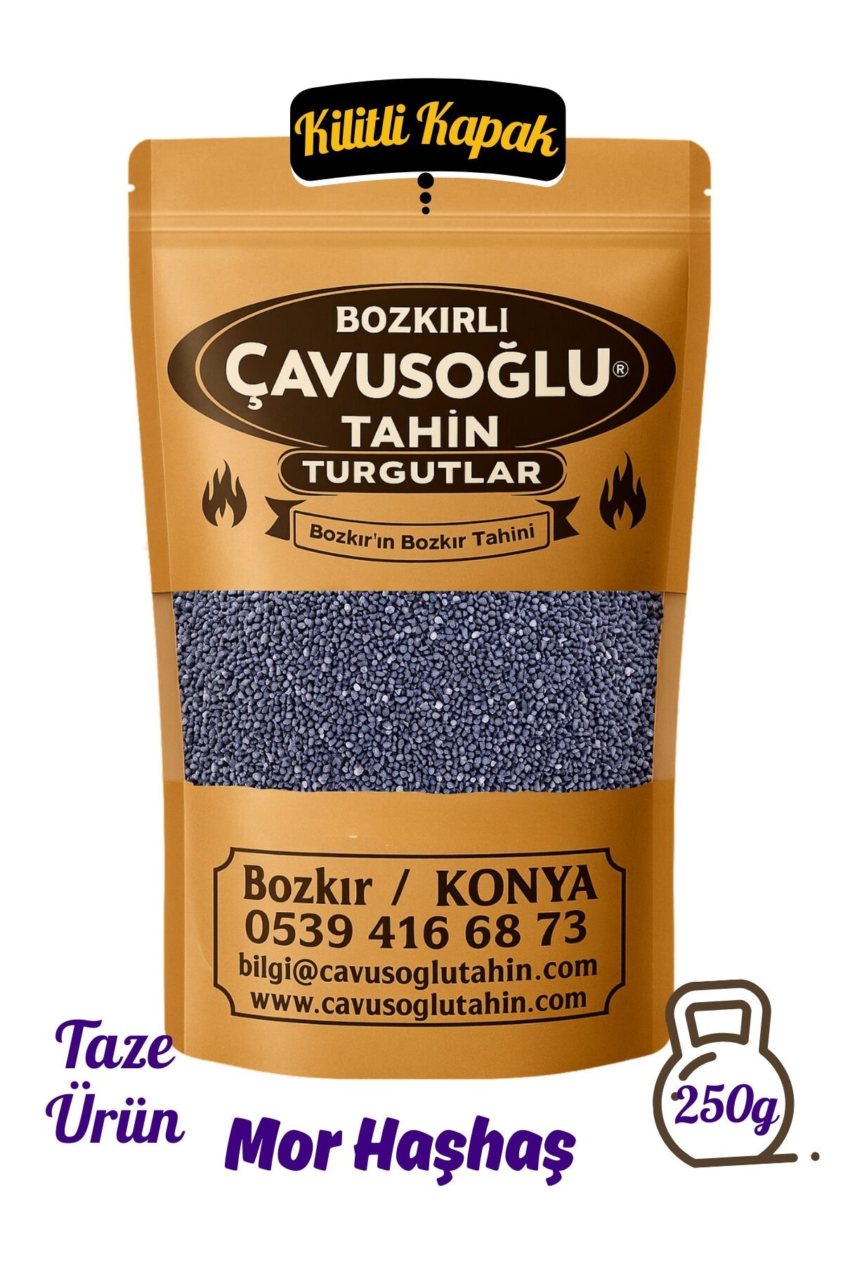 Mavi Mor Haşhaş 250 g (afyon Bölgesi)