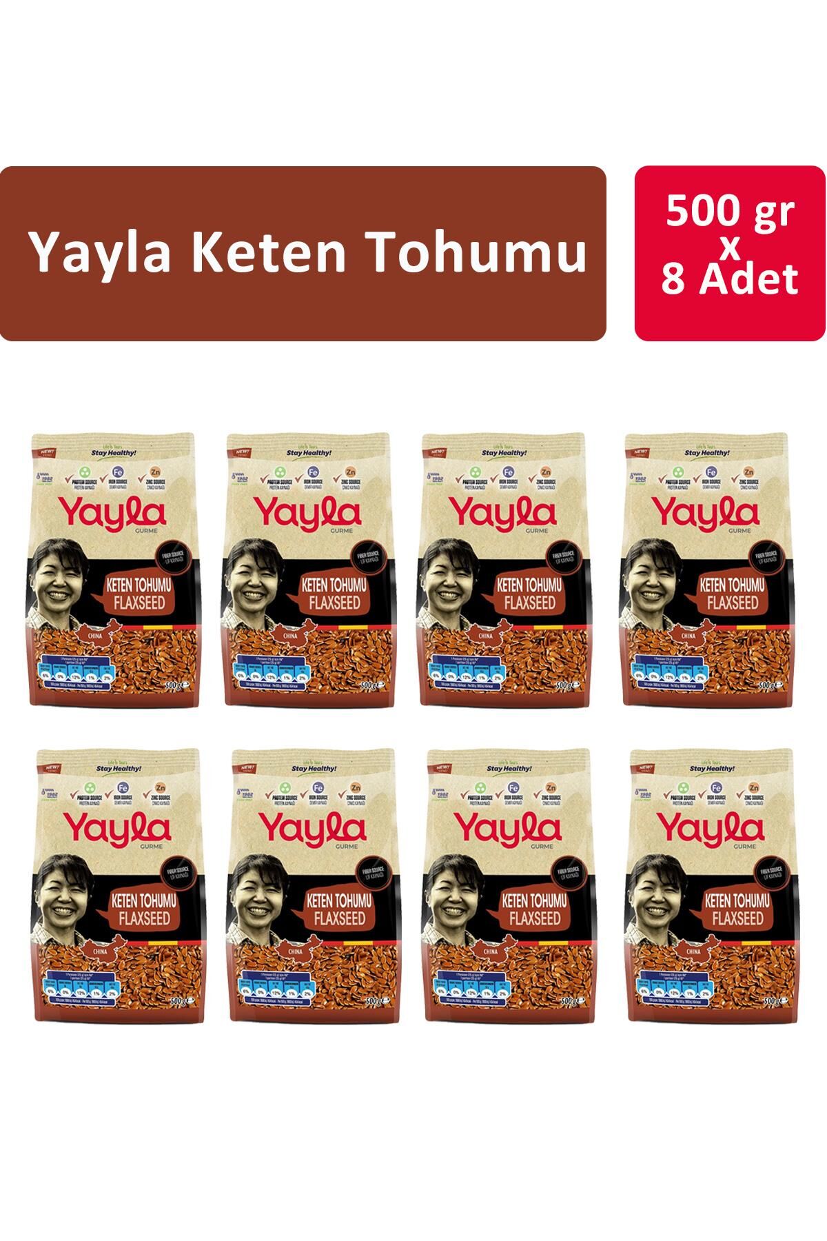 Yayla Gurme Keten Tohumu 500 Gr x 8 Adet