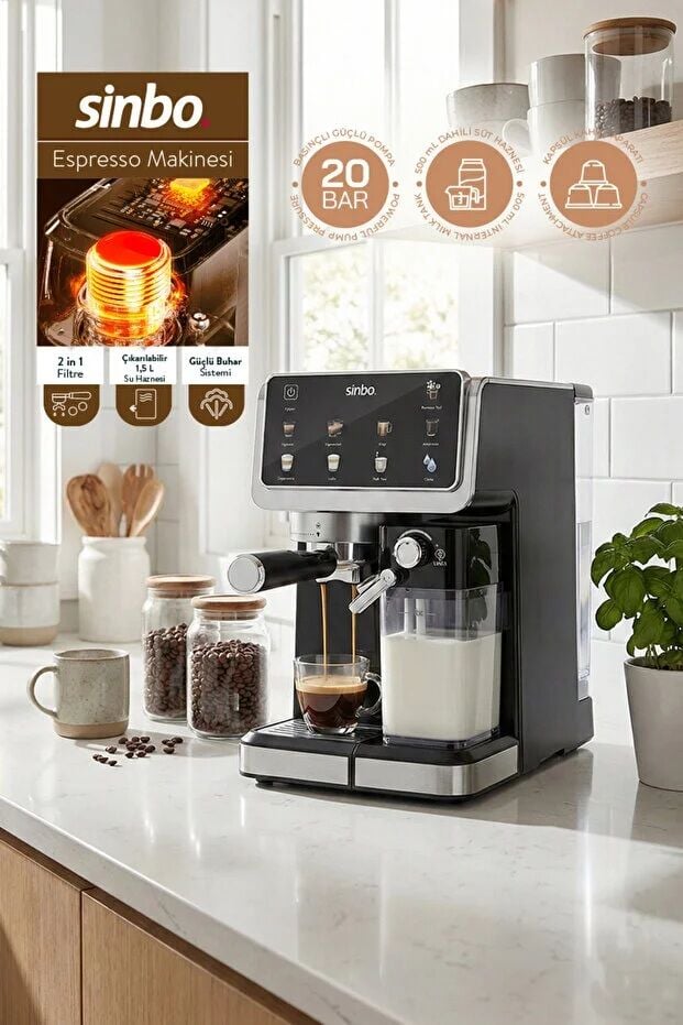 Sinbo Scm-90733 Espresso Kahve Makinesi