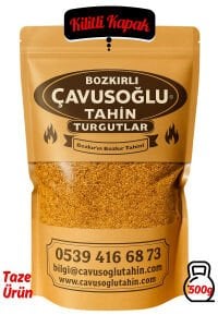 Odun Ateşinde Kavrulmuş Susam 500g + Kavrulmamış Beyaz Çiğ Susam 500g