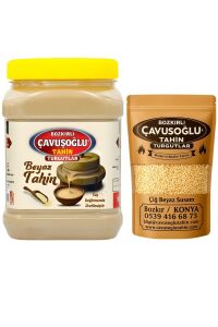 Beyaz Tahin 930g Beyaz Kavrulmamış Çiğ Susam 500g