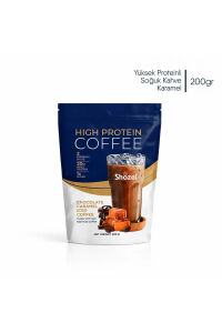 Shazel Yüksek Proteinli Soğuk Kahve Karamelli 200g Doypack (AROMALI)