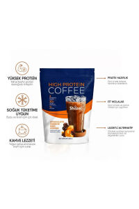 Shazel Yüksek Proteinli Soğuk Kahve Portakallı 200g Doypack (AROMALI)