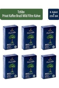 Tchibo Privat Brazil Mild Filtre Kahve 250 gr x 6 Adet