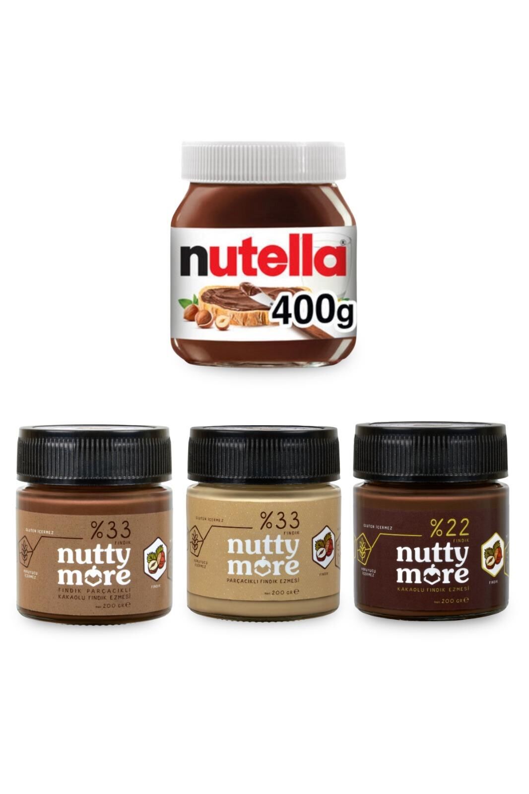 Nutella 400 gr & Nutty More Tanışma Paketi