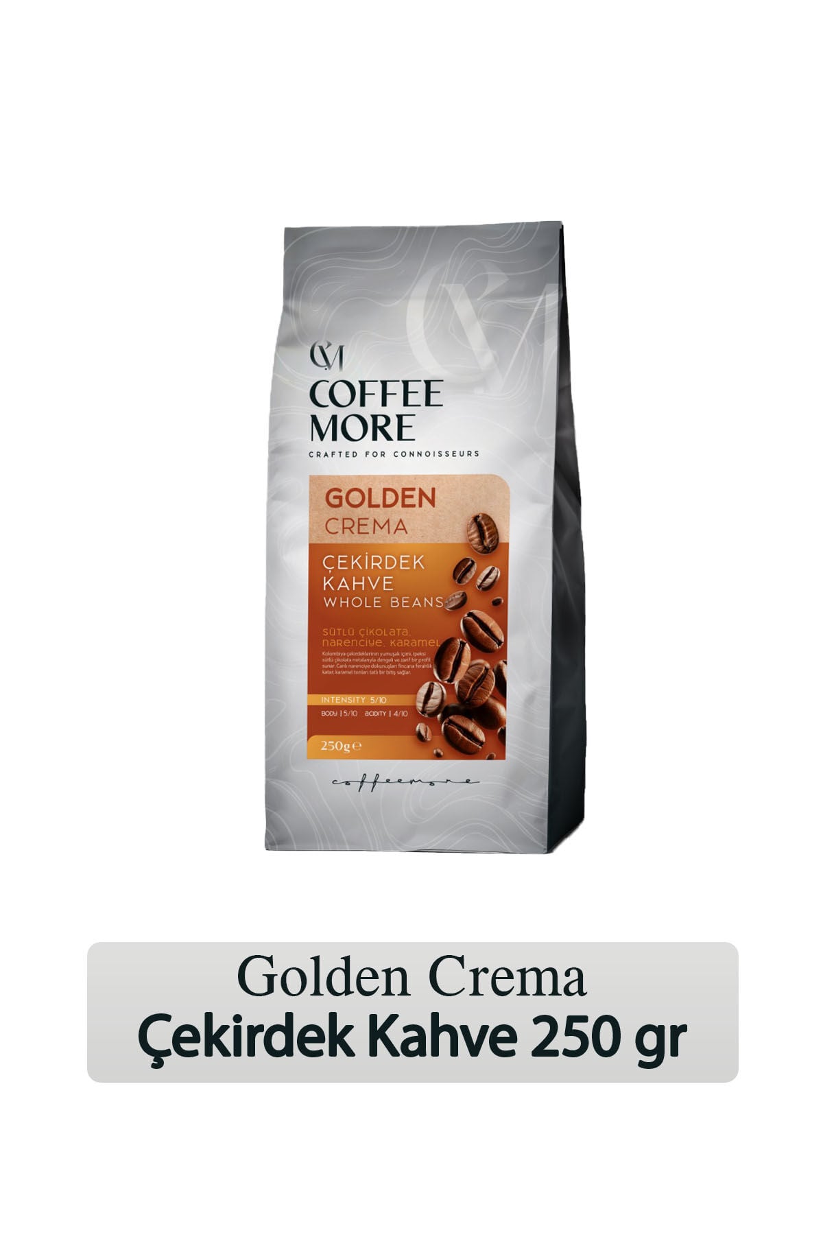 Coffee More Golden Crema Çekirdek Kahve 250 gr