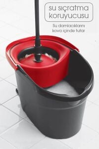 Vileda Turbo Pedallı Temizlik Seti + Turbo Üçgen Mikrofiber Yedek Paspas