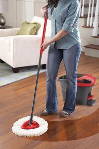 Vileda Turbo Pedallı Temizlik Seti + Turbo Üçgen Mikrofiber Yedek Paspas