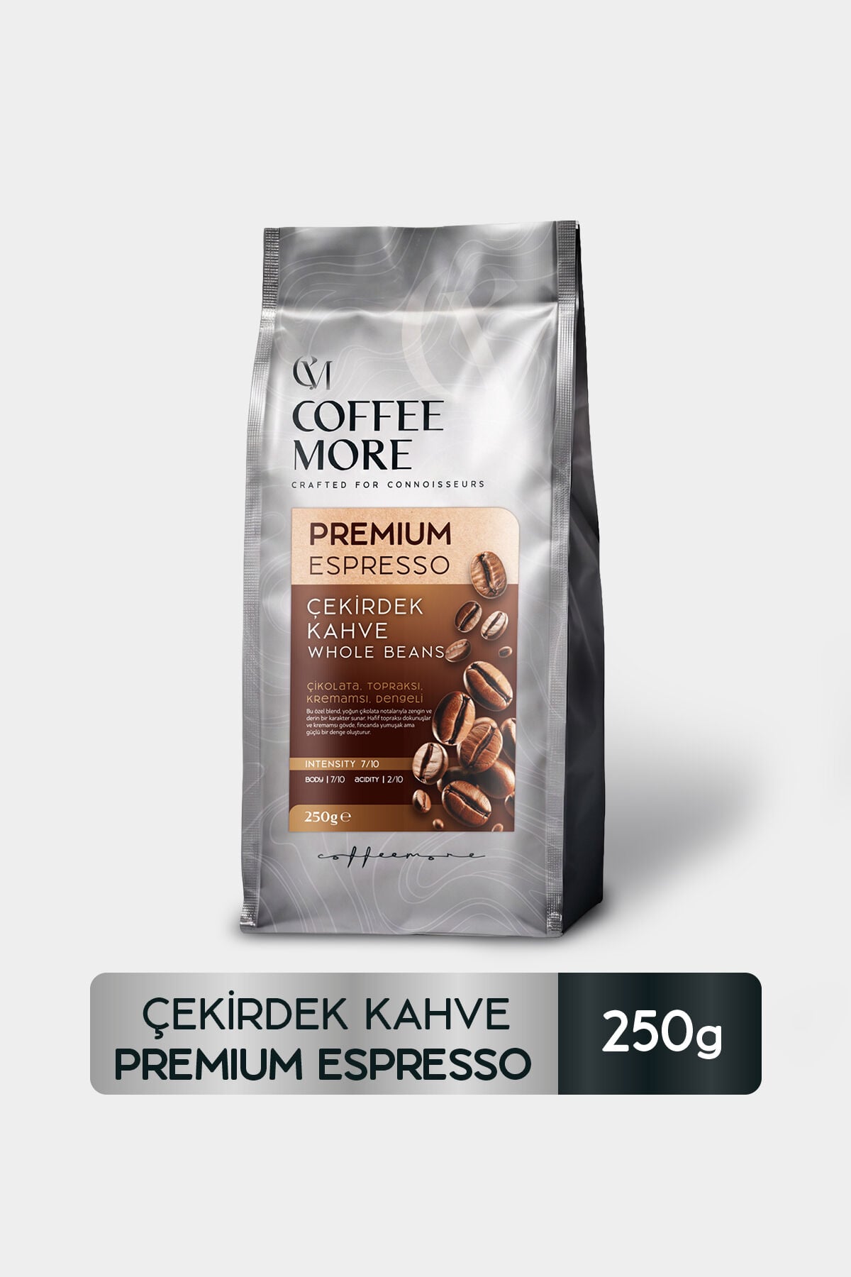 Coffee More Premium Espresso Çekirdek Kahve 250 gr