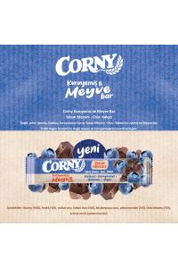 Corny Kuruyemiş & Meyve Bar Yaban Mersini Chia Kakao 35g x 12 Adet
