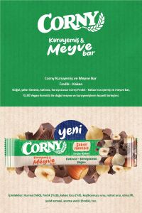 Corny Fındık Kakao Meyve Bar - 12 Adet