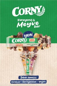 Corny Fındık Kakao Meyve Bar - 12 Adet