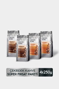 Coffee More Çekirdek Kahve Süper Fırsat Paketi 250 gr x 4 Adet