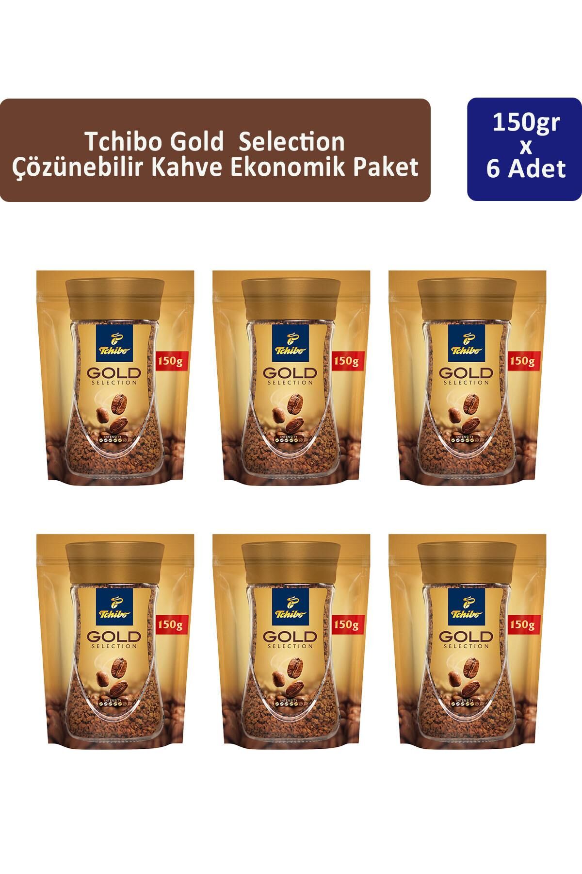 Tchibo Gold Çözünebilir Kahve Ekonomik Paket 150 gr x 6 Adet