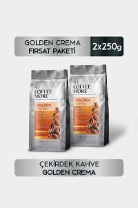 Coffee More Golden Crema Çekirdek Kahve 250 gr x 2 adet