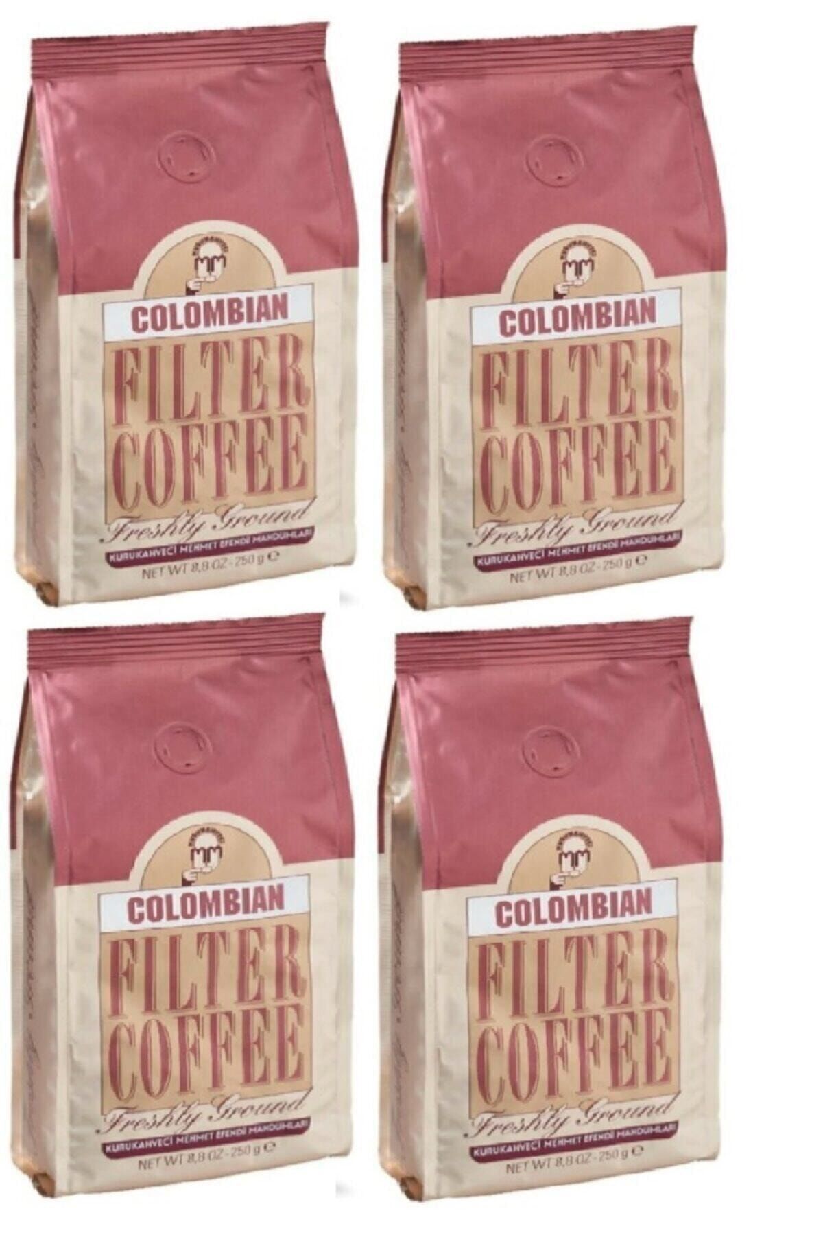 Kurukahveci Colombian Filtre Kahve 4 x 250 G