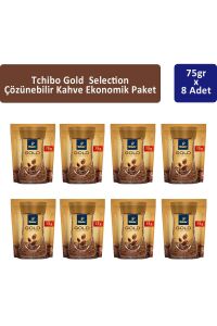 Tchibo Gold Çözünebilir Kahve Ekonomik Paket 75 gr x 8 Adet