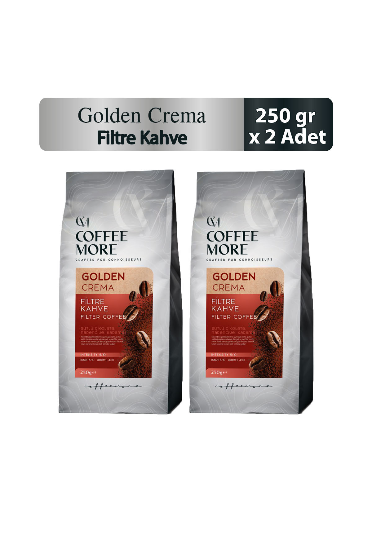Coffee More Golden Crema Filtre Kahve 250 gr x 2 Adet