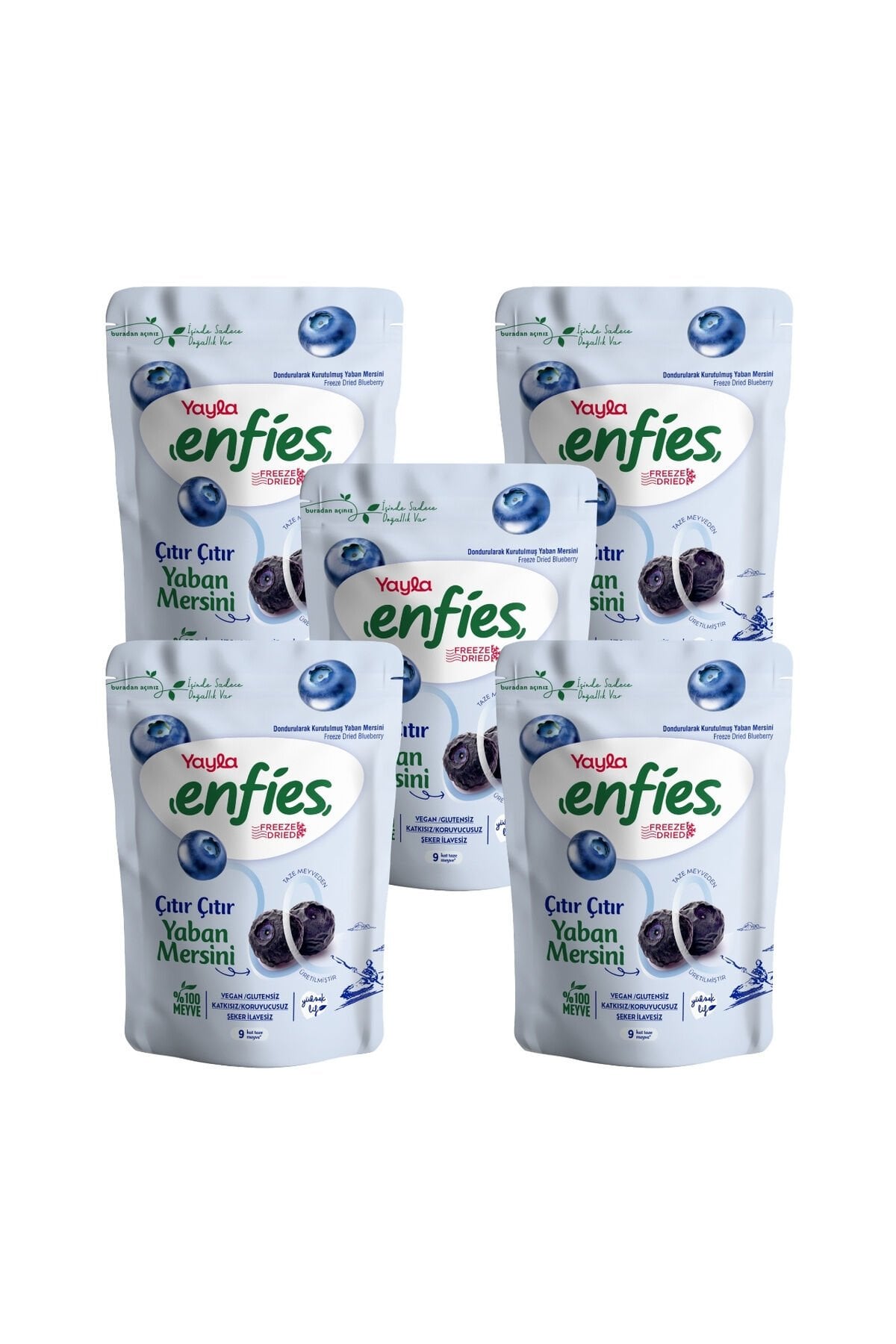 Yayla Enfies Freeze Dried Yaban Mersini 15 g x 5 Adet