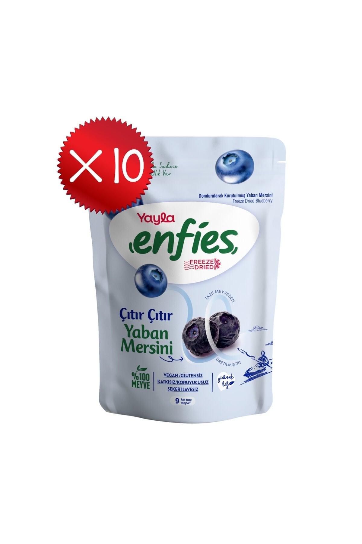 Yayla Enfies Freeze Dried Yaban Mersini 15 g x 10 Adet
