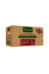 Depend Emici Külot Kadın Large 30 Adet