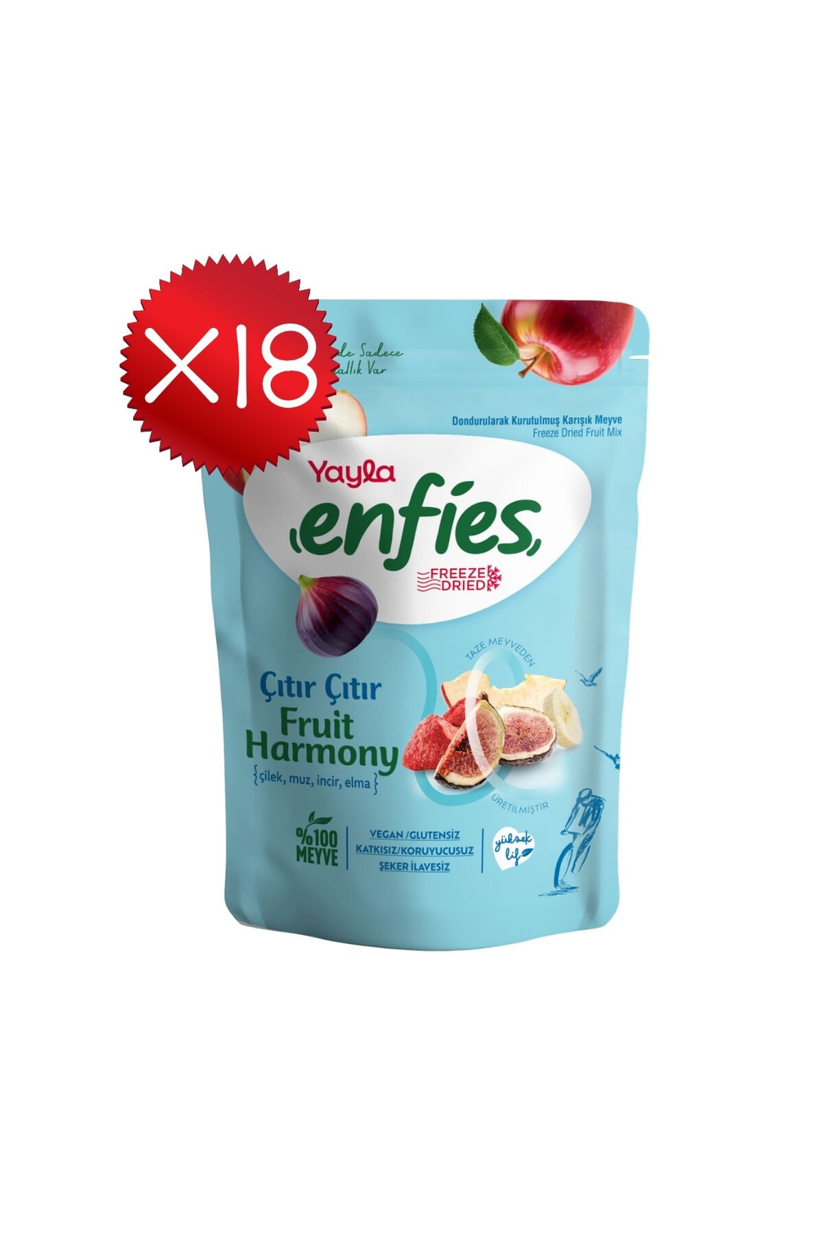 Yayla Enfies Freeze Dried Fruit Harmony 15 g x 18 Adet