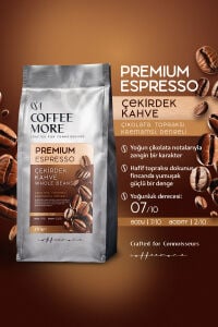 Coffee More Premium Espresso Çekirdek Kahve 250 gr x 2 Adet