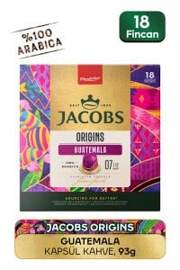 Jacobs Origins Guatemala Nespresso Uyumlu Alüminyum Kapsül Kahve 18'li
